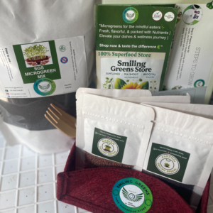 DIY 5 Seeds Combo grow bags with Microgreen Mix & Accessories